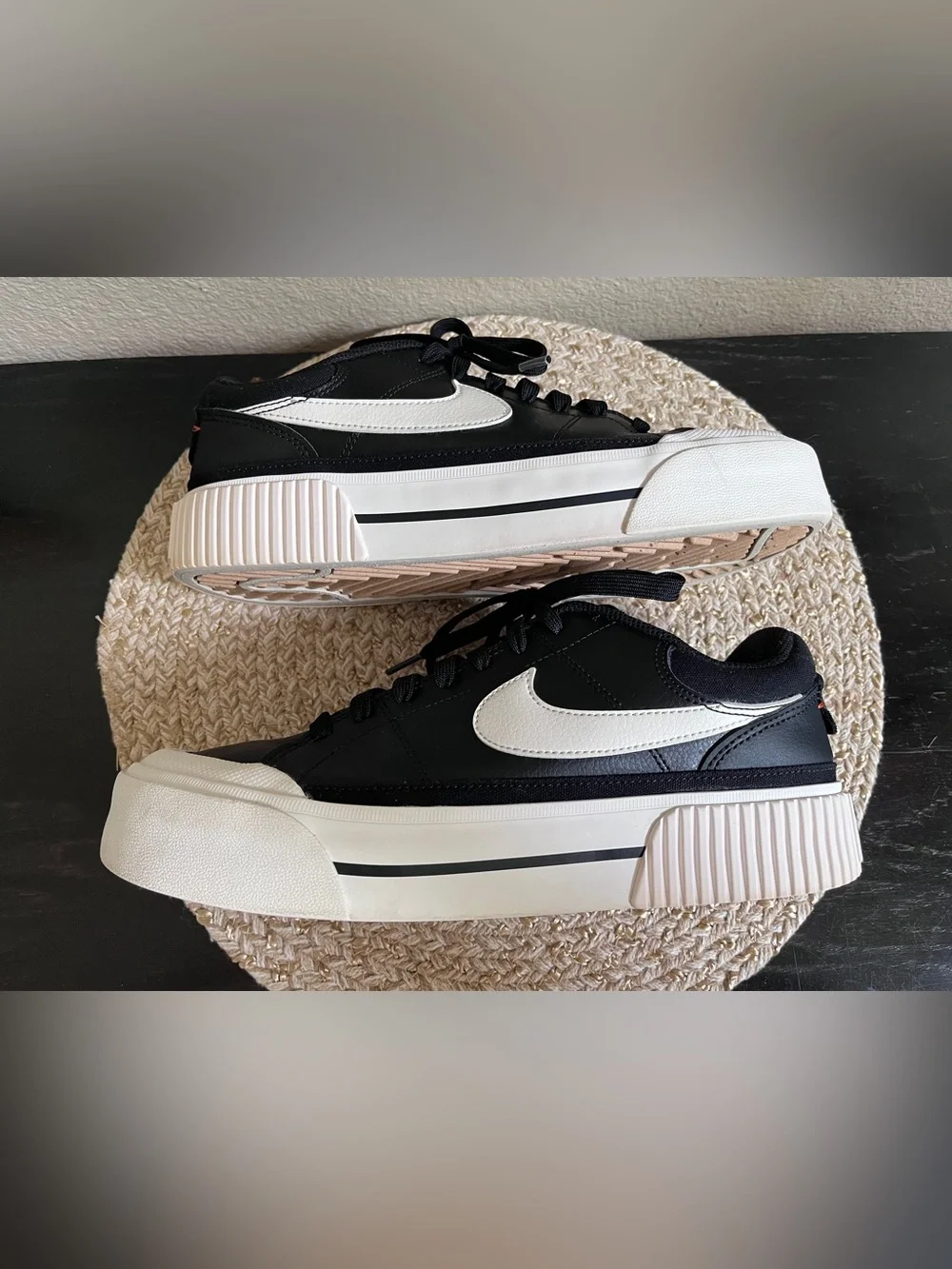 Nike Wmns Court Legacy Lift 'Black Sail'